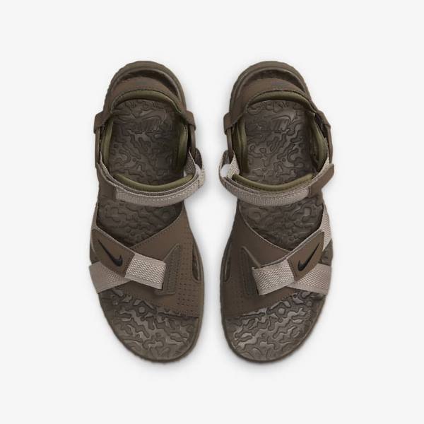 Nike ACG Air Deschutz Sandalen Damen Khaki Schwarz | NK430VTS