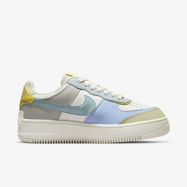 Nike AF-1 Shadow Sneakers Damen Hellblau Olivgrün | NK027HLM