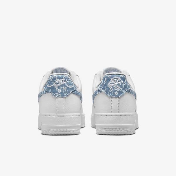 Nike Air Force 1 07 Essential Sneakers Damen Weiß Blau | NK713MCE