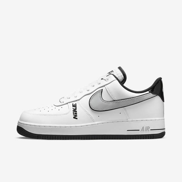 Nike Air Force 1 07 LV8 Sneakers Herren Weiß Schwarz Grau Weiß | NK235LKV