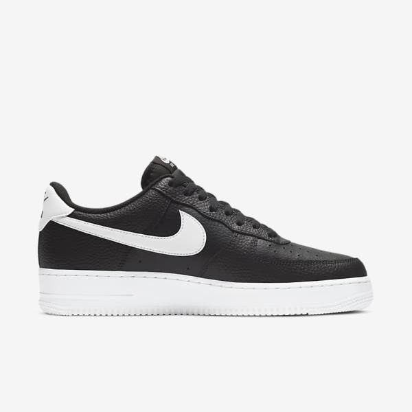 Nike Air Force 1 07 Sneakers Herren Schwarz Weiß | NK625SVZ