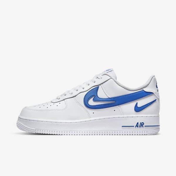 Nike Air Force 1 07 Sneakers Herren Weiß Königsblau | NK739SNQ