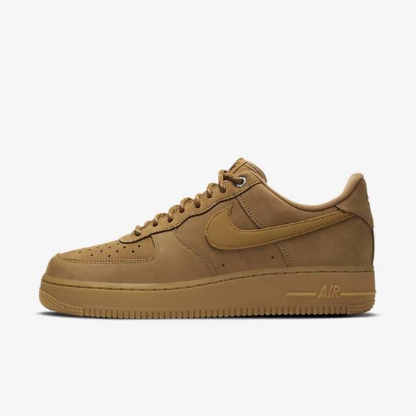 Nike Air Force 1 07 WB Sneakers Herren Hellbraun Schwarz | NK406LAO