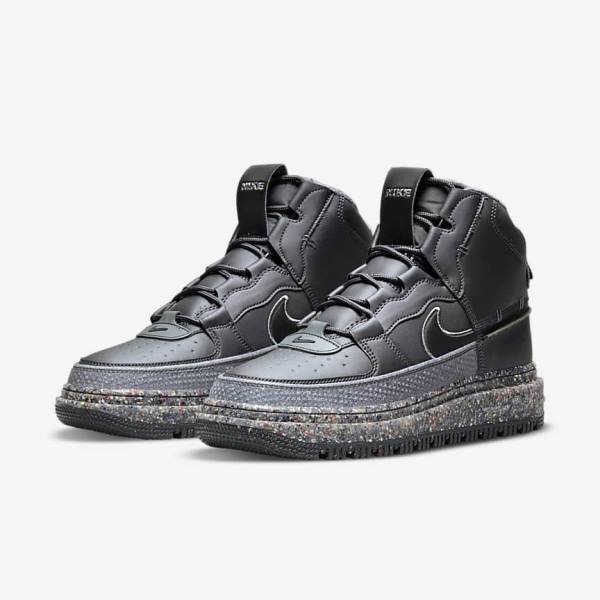 Nike Air Force 1 Boot Sneakers Herren Dunkelgrau Schwarz | NK264JRX