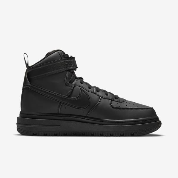 Nike Air Force 1 Boot Sneakers Herren Schwarz Dunkelgrau Weiß | NK629YGJ