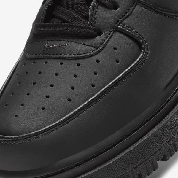 Nike Air Force 1 Boot Sneakers Herren Schwarz Dunkelgrau Weiß | NK629YGJ