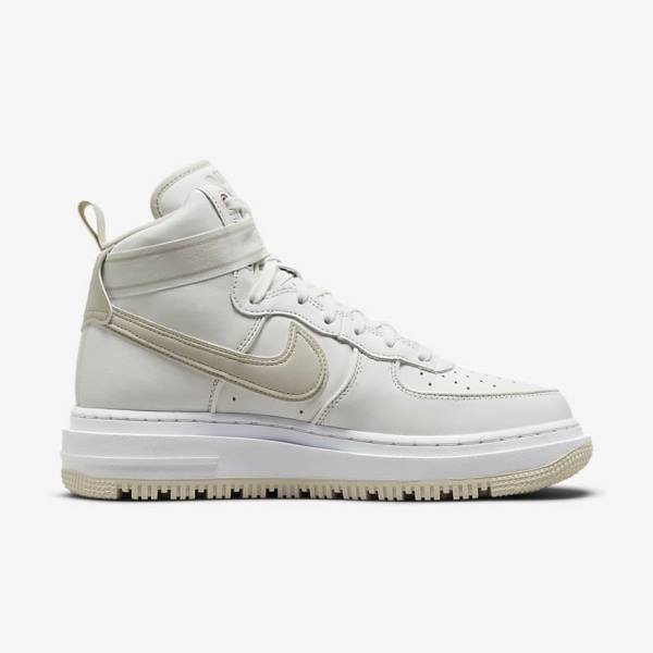 Nike Air Force 1 Boot Sneakers Herren Weiß Hellbeige | NK890AEC