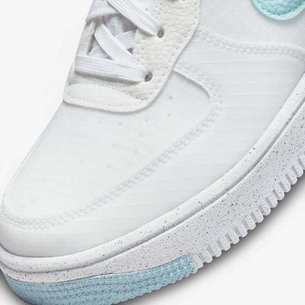 Nike Air Force 1 Crater Older Sneakers Kinder Weiß Blau | NK841GRM