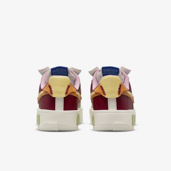 Nike Air Force 1 Fontanka Sneakers Damen Bordeaux Gold | NK385VNO