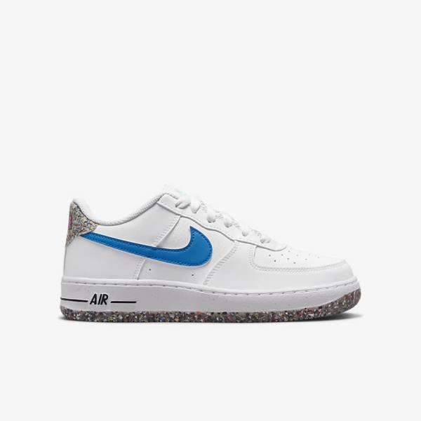 Nike Air Force 1 LV8 Older Sneakers Kinder Weiß Mintfarben Rosa Hellblau | NK549XQG