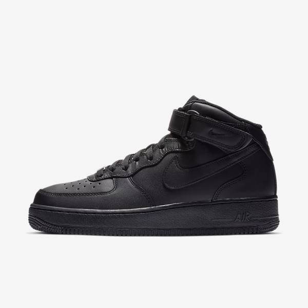 Nike Air Force 1 Mid 07 Sneakers Herren Schwarz | NK459ZPX