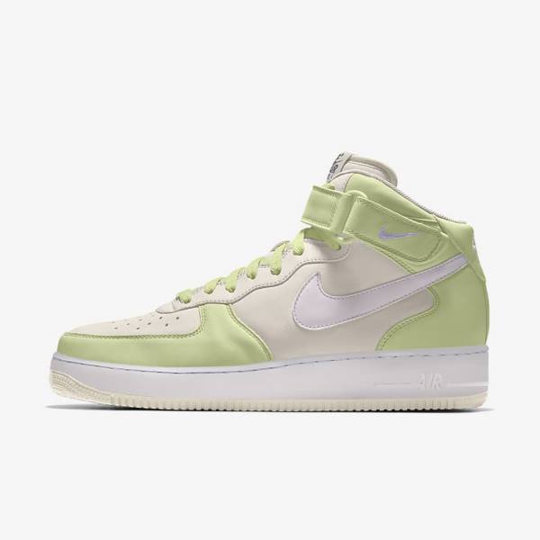 Nike Air Force 1 Mid By You Custom Sneakers Herren Mehrfarbig | NK906NFG