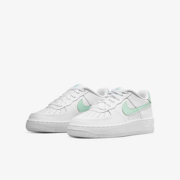 Nike Air Force 1 Older Sneakers Kinder Weiß Mintfarben | NK635DSP