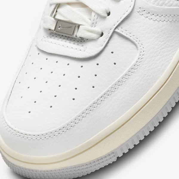 Nike Air Force 1 Sculpt Sneakers Damen Weiß Silber | NK089QIR