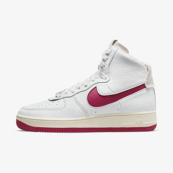 Nike Air Force 1 Sculpt Sneakers Damen Weiß Rot | NK509QLE