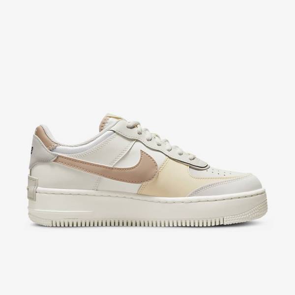 Nike Air Force 1 Shadow Sneakers Damen Khaki Hellbeige | NK648DKY