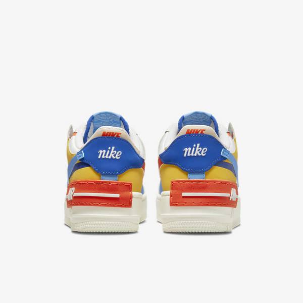 Nike Air Force 1 Shadow Sneakers Damen Königsblau Orange Blau | NK970ZRW