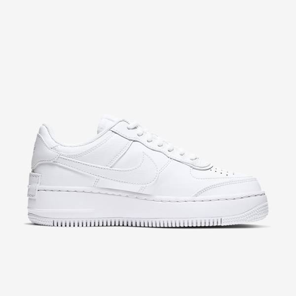 Nike Air Force 1 Shadow Sneakers Damen Weiß | NK106CPB