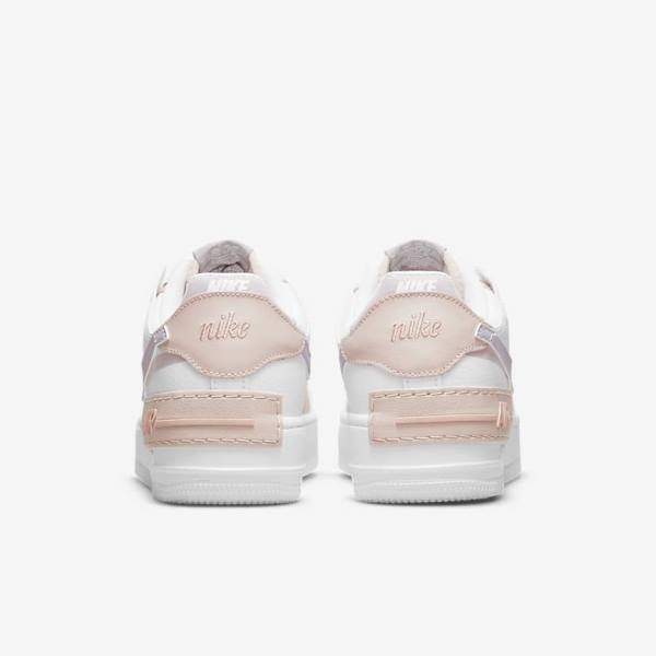 Nike Air Force 1 Shadow Sneakers Damen Weiß Rosa Rosa Grau | NK876IGU