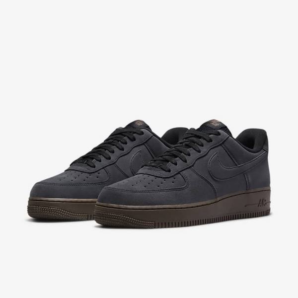 Nike Air Force 1 Sneakers Herren Weiß Dunkelschokolade | NK357LKG