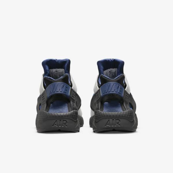 Nike Air Huarache LE Sneakers Herren Grau Schwarz Navy | NK360HFV