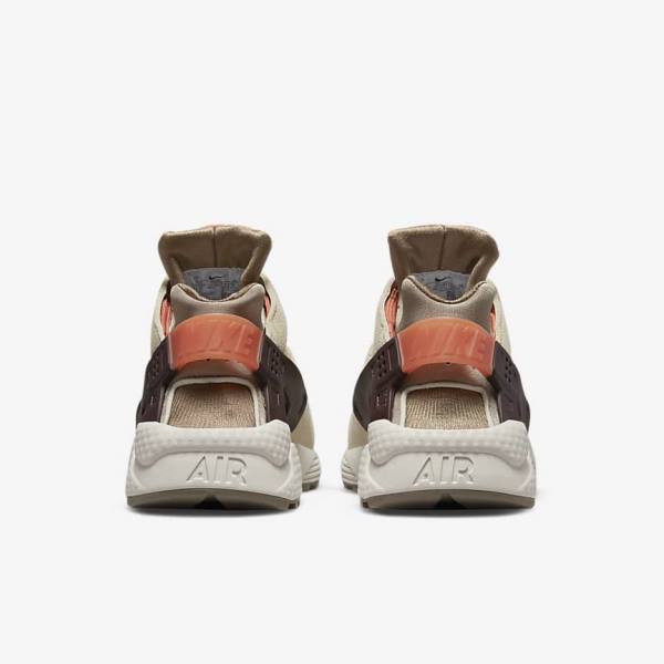 Nike Air Huarache SP Sneakers Damen Khaki Bordeaux | NK195PGA