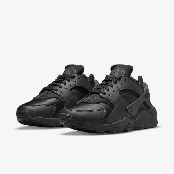 Nike Air Huarache Sneakers Damen Schwarz Dunkelgrau | NK953TAK