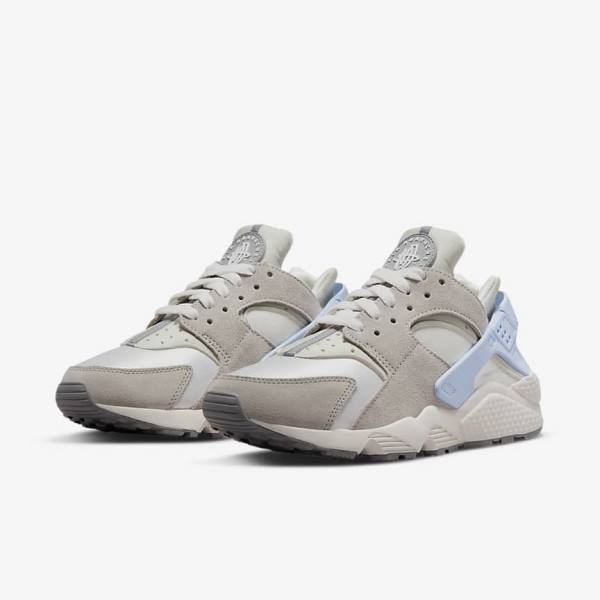 Nike Air Huarache Sneakers Damen Weiß Grau | NK803BYC