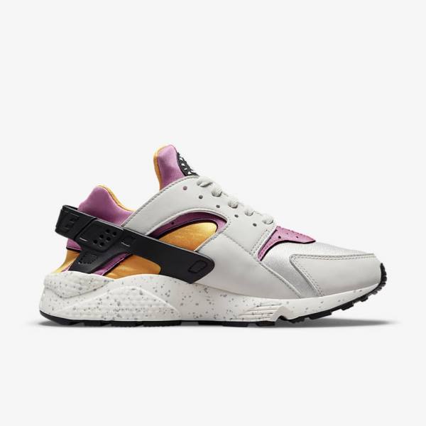 Nike Air Huarache Sneakers Herren Hellbeige Gold Schwarz Rosa | NK516BHV