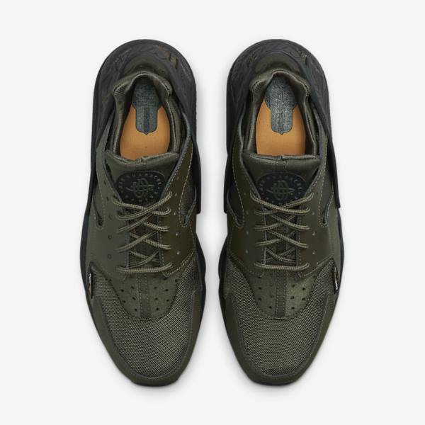 Nike Air Huarache Sneakers Herren Khaki Schwarz Gold Khaki | NK835USY