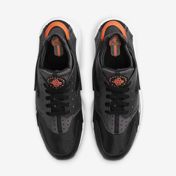 Nike Air Huarache Sneakers Herren Schwarz Orange Grau Weiß | NK604WID