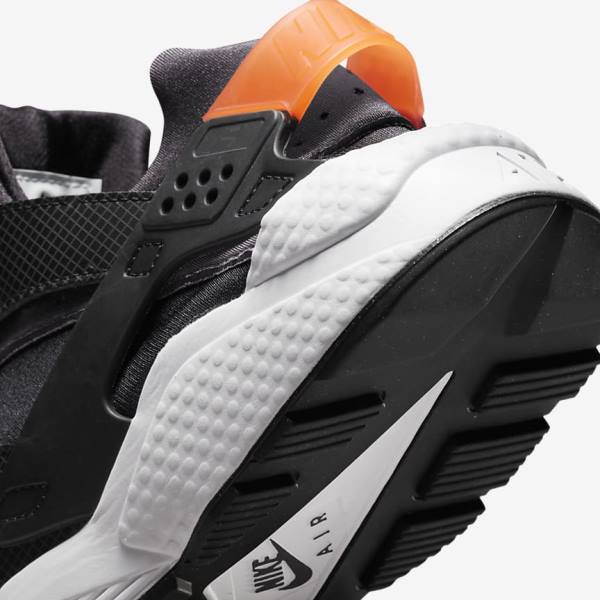 Nike Air Huarache Sneakers Herren Schwarz Orange Grau Weiß | NK604WID