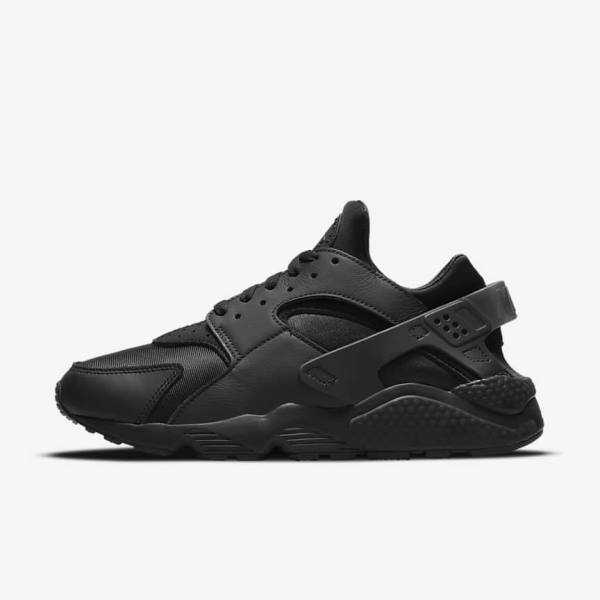 Nike Air Huarache Sneakers Herren Schwarz Dunkelgrau | NK617DNU