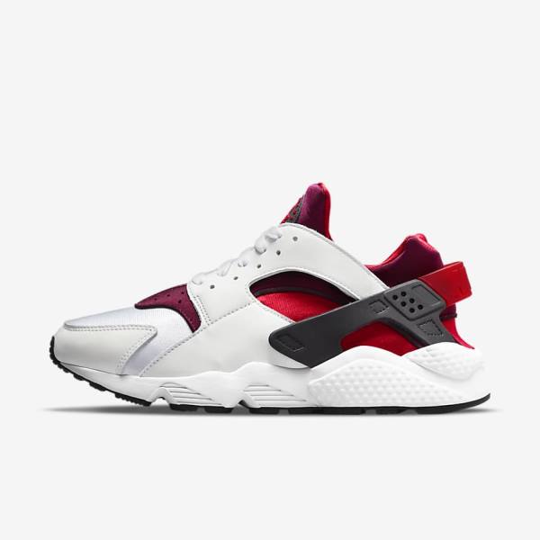 Nike Air Huarache Sneakers Herren Weiß Rot Schwarz Rot | NK146SRT