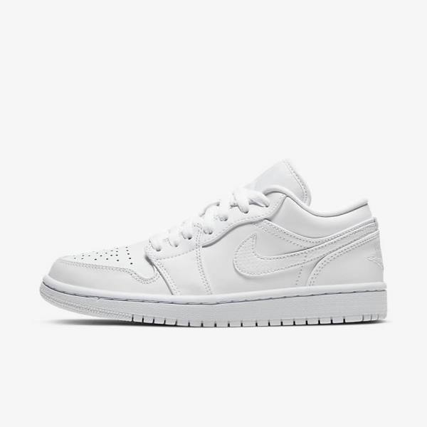 Nike Air Jordan 1 Low Jordan Schuhe Damen Weiß | NK349BAS