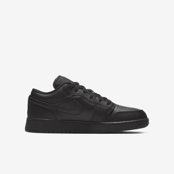 Nike Air Jordan 1 Low Older Sneakers Kinder Schwarz | NK015ZMY