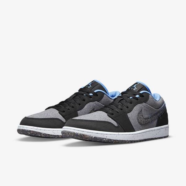 Nike Air Jordan 1 Low SE Sneakers Herren Grau Schwarz Blau | NK965TWD