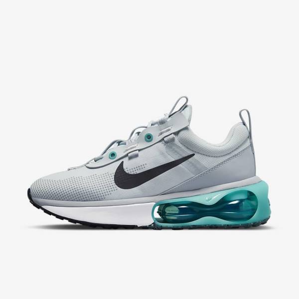 Nike Air Max 2021 Sneakers Damen Platin Türkis Grau Schwarz | NK864XSZ