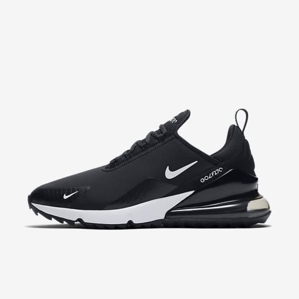 Nike Air Max 270 G Golfschuhe Damen Schwarz Weiß | NK523NBV