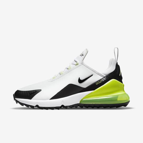 Nike Air Max 270 G Golfschuhe Herren Weiß Schwarz | NK690XQK