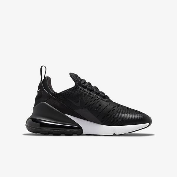 Nike Air Max 270 Older Sneakers Kinder Schwarz Grau | NK830SIG