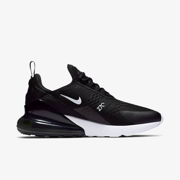 Nike Air Max 270 Sneakers Herren Schwarz Weiß Rot Dunkelgrau | NK648FXD