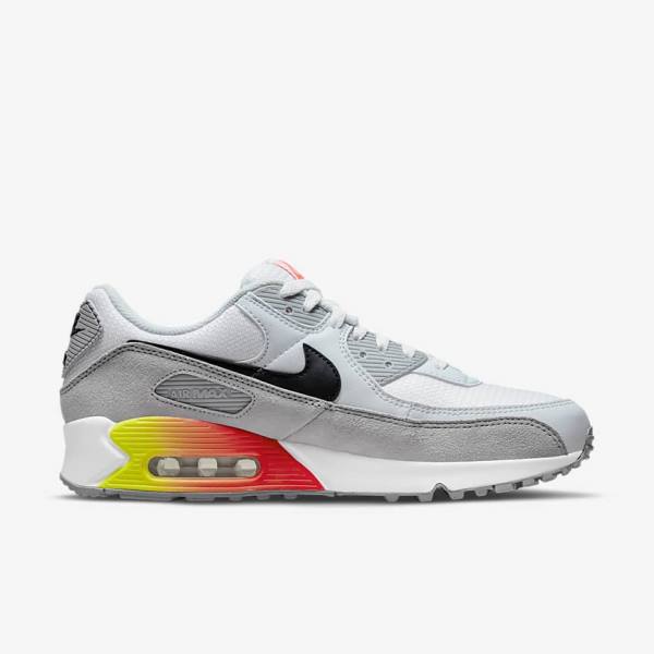 Nike Air Max 90 Air Max Month Sneakers Herren Grau Hellrot Schwarz | NK507TBM