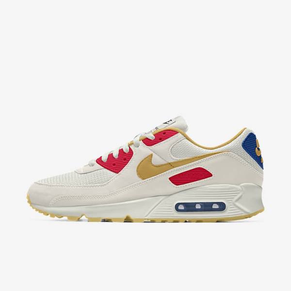 Nike Air Max 90 By You Custom Sneakers Damen Mehrfarbig | NK419DIP