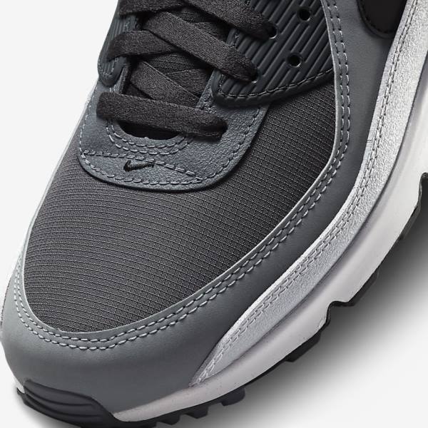 Nike Air Max 90 Sneakers Herren Dunkelgrau Schwarz | NK205WHC