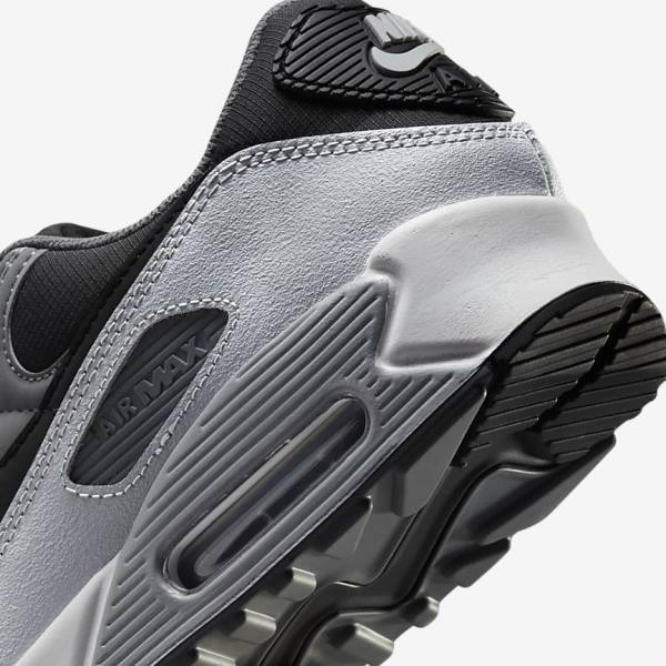 Nike Air Max 90 Sneakers Herren Dunkelgrau Schwarz | NK205WHC