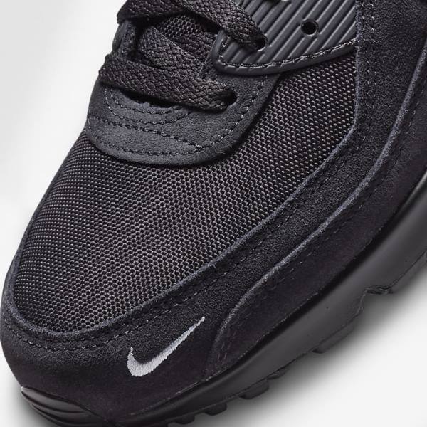 Nike Air Max 90 Sneakers Herren Schwarz Gelb Metal Grau | NK174VYD