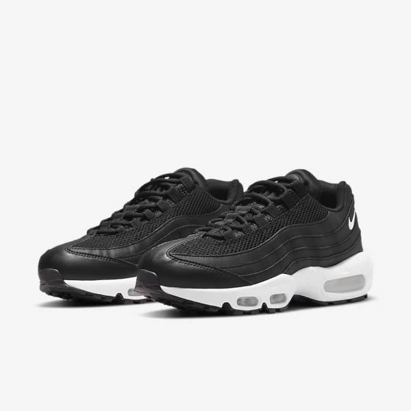 Nike Air Max 95 Sneakers Damen Schwarz Weiß | NK092NXY