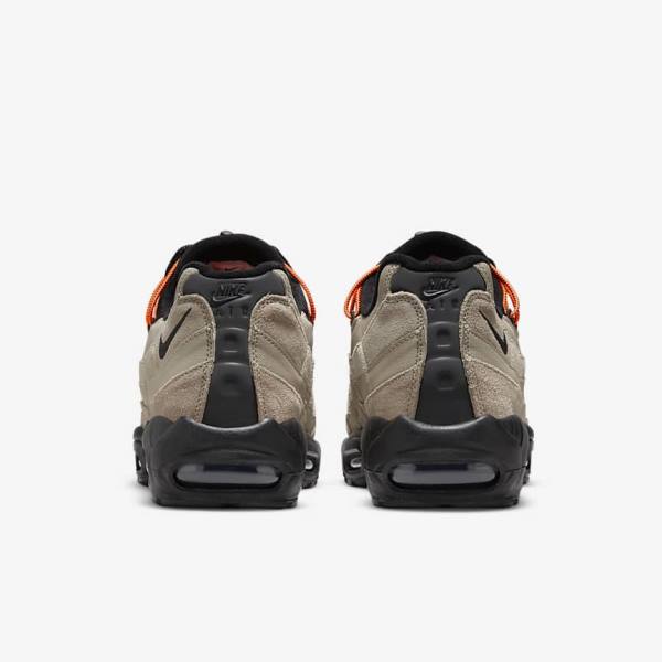 Nike Air Max 95 Sneakers Herren Khaki Orange Schwarz | NK657VAP