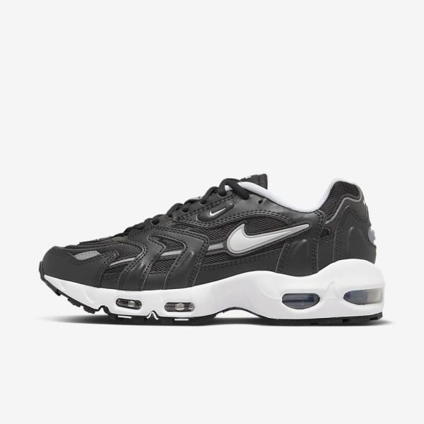 Nike Air Max 96 2 Sneakers Damen Schwarz Metal Silber Weiß | NK734KCL